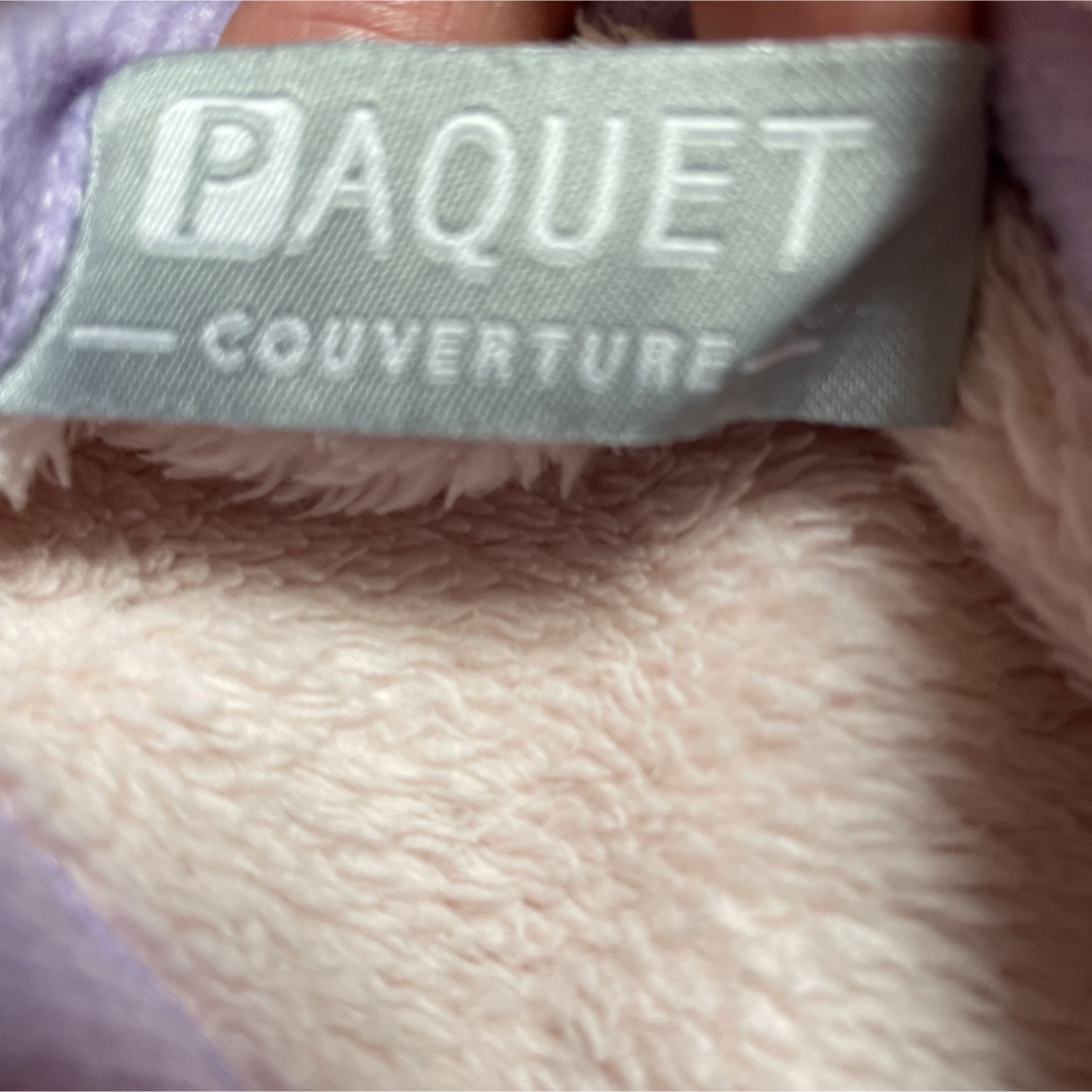 paquet(パケ)のピンクブランケット キッズ/ベビー/マタニティのこども用ファッション小物(おくるみ/ブランケット)の商品写真