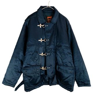 ショット(schott)のSchott ショットファイヤーマンジャケット Type：985-31  防寒  刺繍 ネイビー (メンズ S) 中古 古着 O2233(その他)