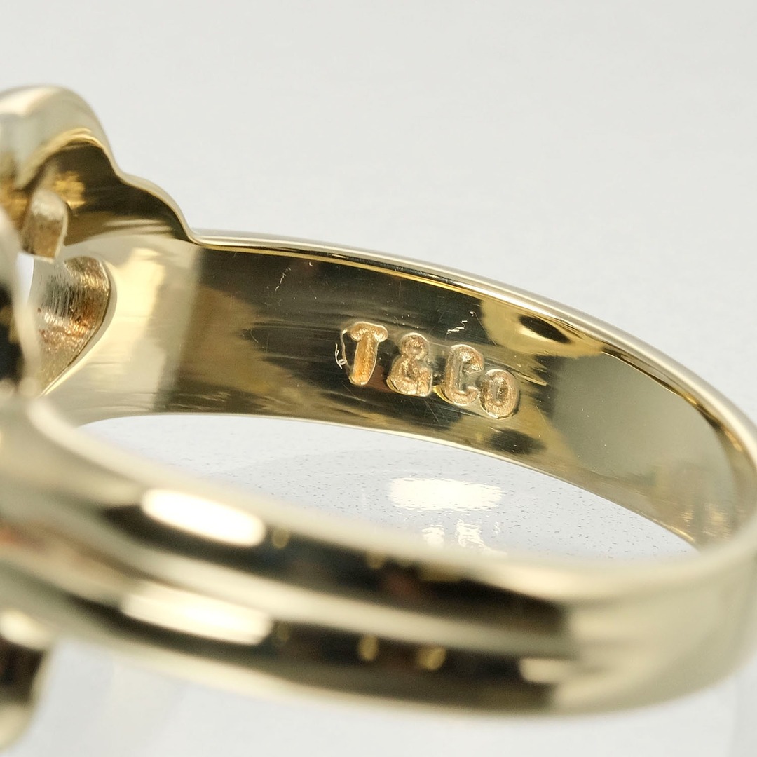 Tiffany & Co.(ティファニー)の【TIFFANY&Co.】ティファニー トリプル ハート 4.71g K18イエローゴールド 11号 レディース リング・指輪 レディースのアクセサリー(リング(指輪))の商品写真