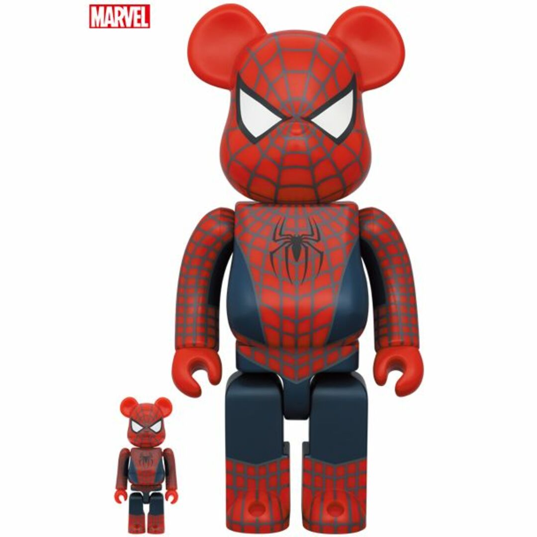 BE@RBRICK SPIDER-MAN 100％ & 400％ FRIENDL