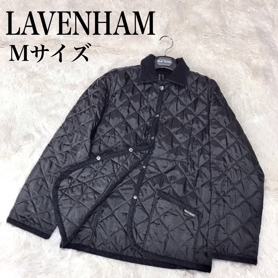 美品 LAVENHAM ラベンハム コーデュロイ切り替え キルティング