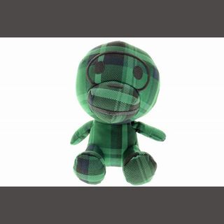 アベイシングエイプ(A BATHING APE)のAPE BABY MILO PLUSY TOY GREEN PLAID マイロ(ぬいぐるみ)