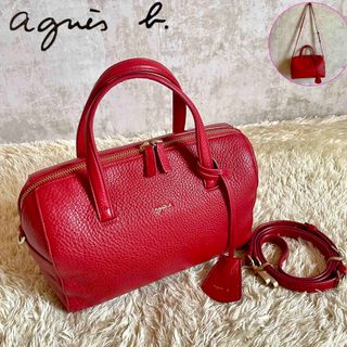 アニエスベー(agnes b.)の極美品  agnes b. アニエスベー ショルダーバッグ ボストンバッグ(ボストンバッグ)