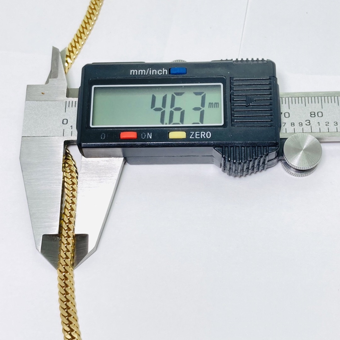 超美品 K18YG 喜平 ブレスレット 6面Wカット 18cm 11.9g