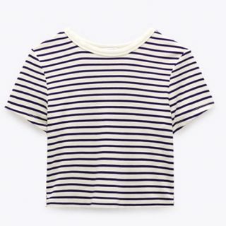 ザラ(ZARA)の【ZARA】ボーダーTシャツ(Tシャツ(半袖/袖なし))