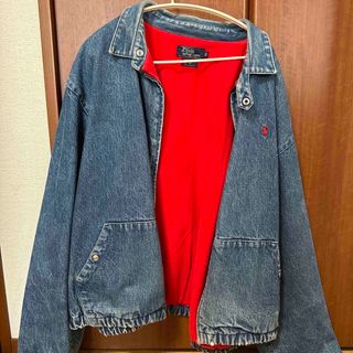 レア 90s 鹿 POLO SPORTSMAN  デニムジャケット キルティング