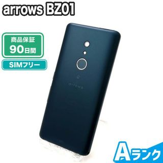 アローズ(arrows)のSIMロック解除済み arrows BZ01 32GB Aランク 本体【ReYuuストア】 ブラック(スマートフォン本体)