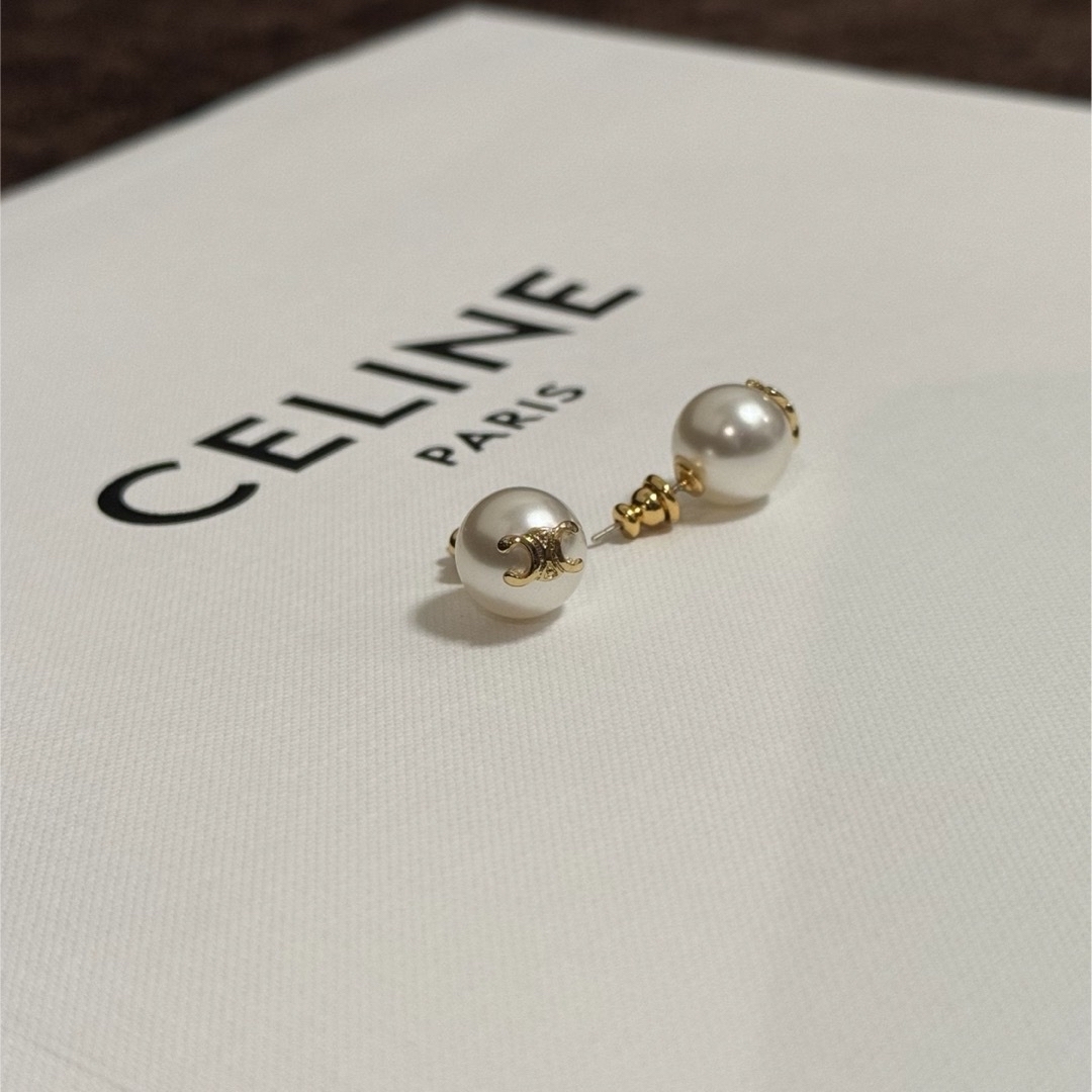 セリーヌ⭐︎パールピアス - ピアス