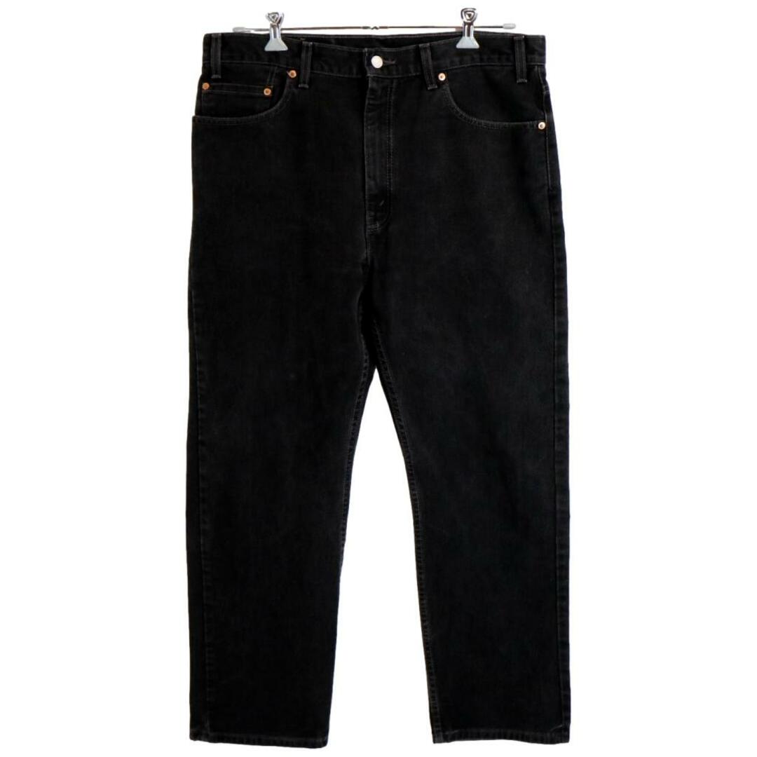 Levi's - 90年代 USA製 Levi's リーバイス 505 ブラック デニムパンツ 大きいサイズ  アメカジ テーパード ブラック (メンズ 38/30) 中古 古着 O2265