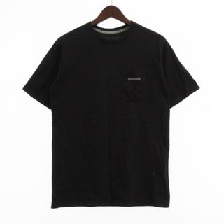 パタゴニア(patagonia)のパタゴニア Tシャツ カットソー 半袖 ライン 35811 黒 ブラック S(その他)