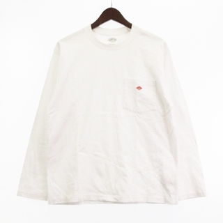 ダントン(DANTON)のダントン ポケット Tシャツ カットソー 長袖 JD-9077 白 42(Tシャツ/カットソー(七分/長袖))
