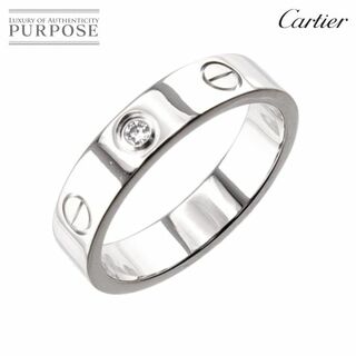 Cartier - カルティエ Cartier ミニラブ #50 リング ダイヤ 1P K18 WG ...