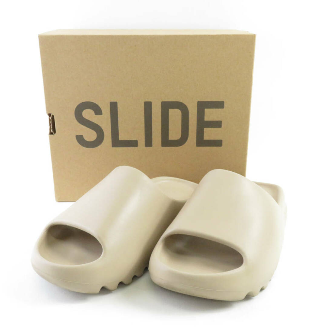 adidas アディダス GZ5554 Yeezy Slide イージー スライド ピュア サンダル ベージュ 24.5cm 合成皮革 Pure (First Release) シャワー カニエ AU2075C