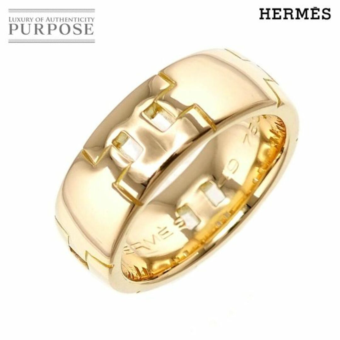 エルメス HERMES ヘラクレス リング #49 K18 YG イエローゴールド 指輪 VLP 90201995のサムネイル