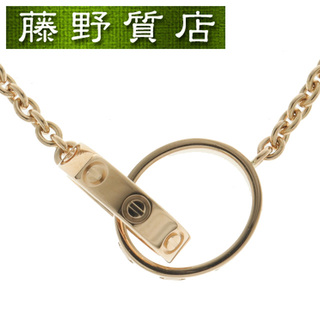 カルティエ(Cartier)の（美品）カルティエ CARTIER ベビーラブ ネックレス LOVE ネックレス K18 PG ピンクゴールド B7212300 8867(ネックレス)