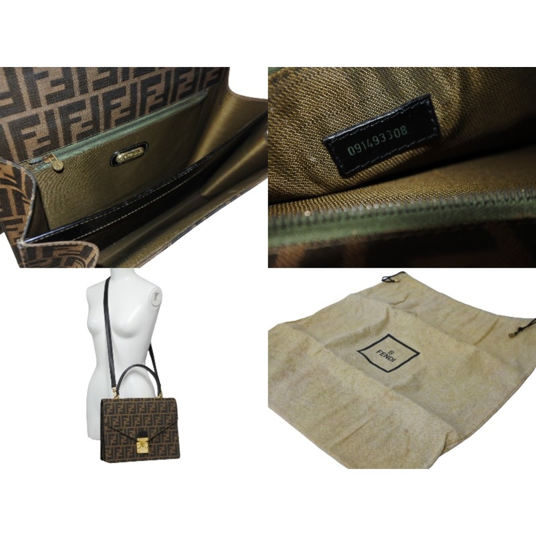 FENDI - FENDI フェンディ ハンドバッグ ショルダーバッグ ズッカ柄 FF
