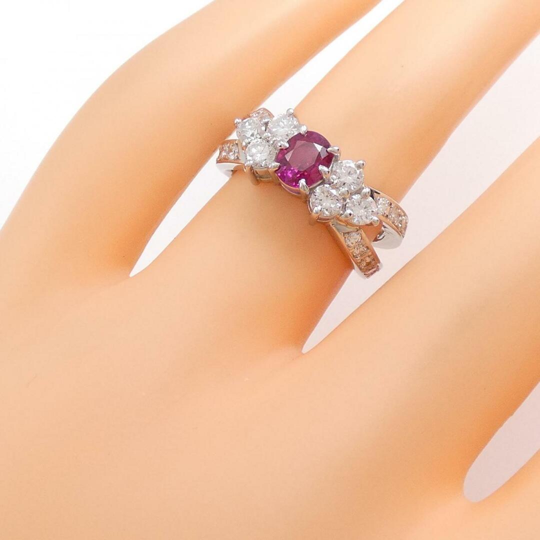 PT ルビー リング 0.28CT