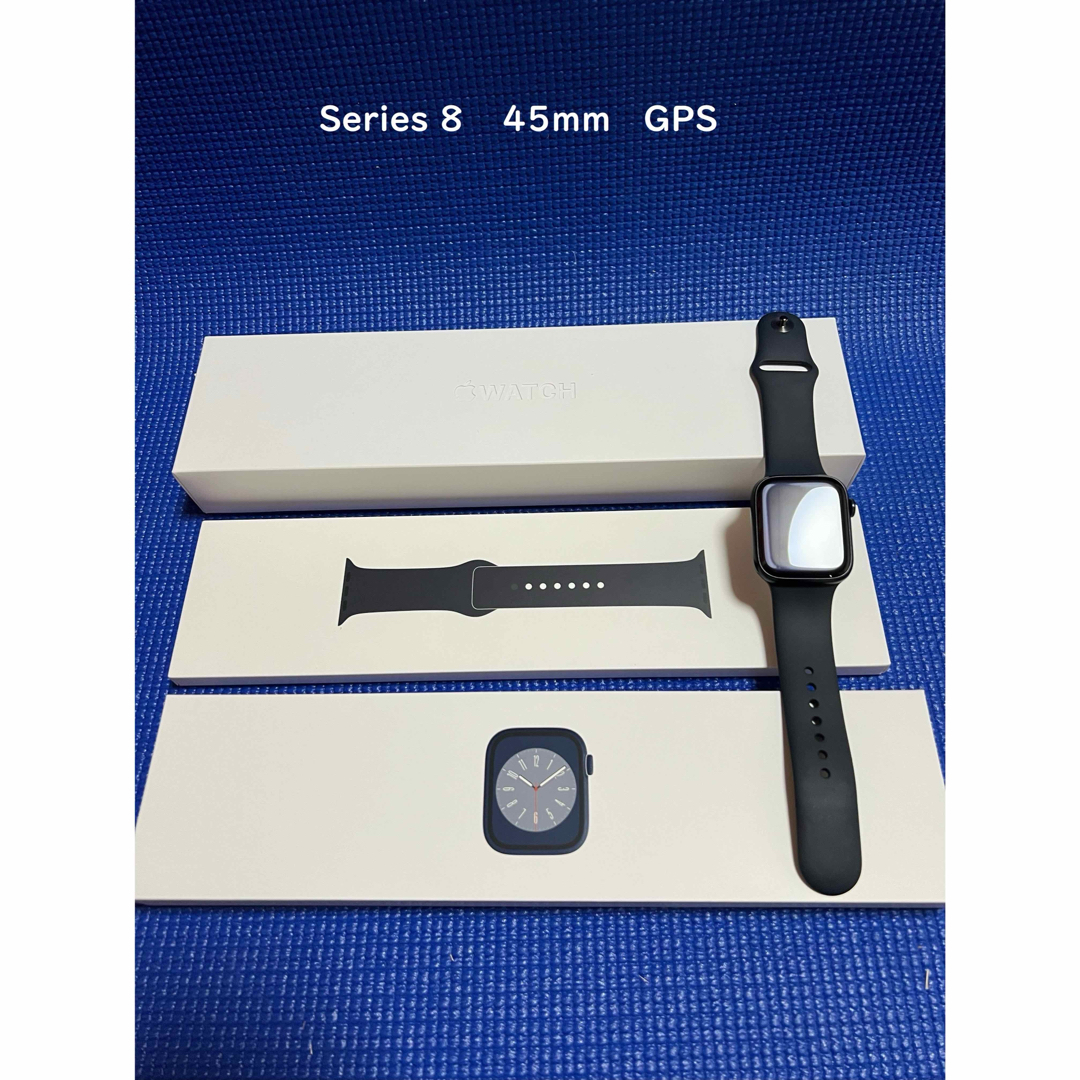 Apple Watch series 8 45mm GPS ミッドナイトアルミのサムネイル