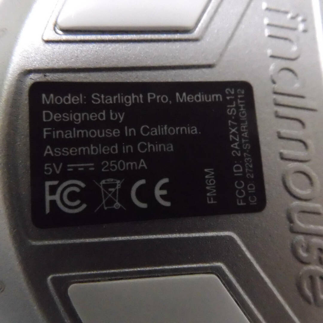 美品 FINALMOUSE ファイナルマウス Starlight Pro TenZ Medium 美品 FINALMOUSE ファイナルマウス Starlight Pro TenZ Medium