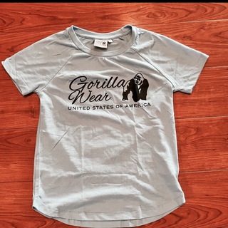 ゴリラ(gorilla)のゴリラウエアヨガ　トレーニング　マラソン　水色半袖シャツレディース XS(Tシャツ(半袖/袖なし))