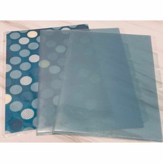 サンエックス(サンエックス)のドット柄クリアファイル(新品)＆仕切りつき見出しクリアファイル(ファイル/バインダー)