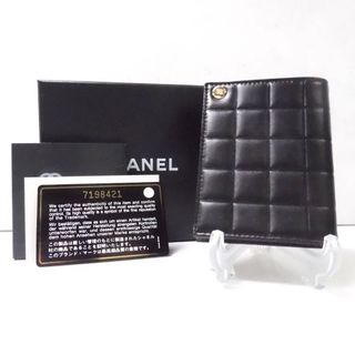 シャネル(CHANEL)の美品 CHANEL シャネル チョコバー カードケース ブラック レディース AM4758W (財布)