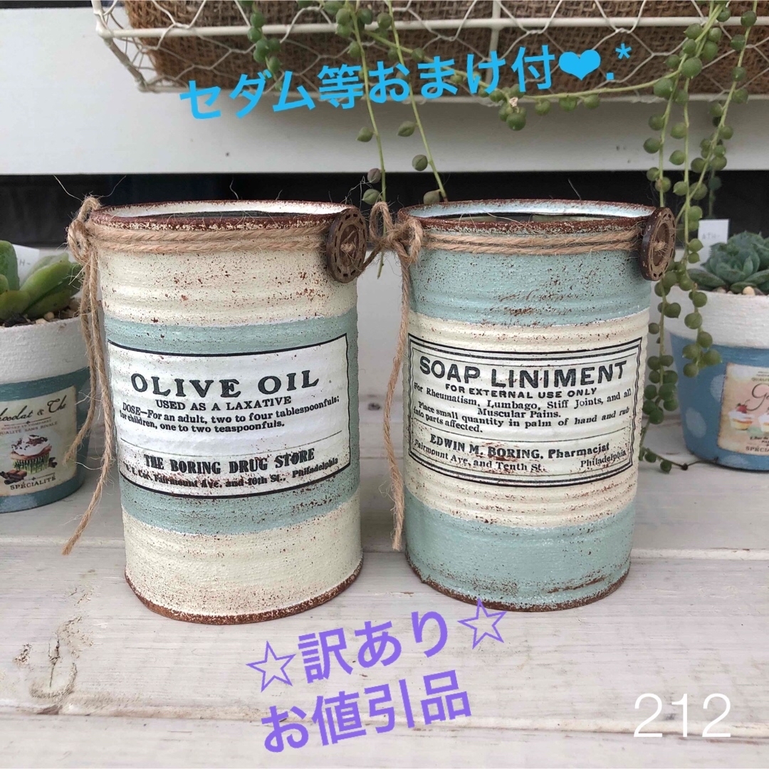 リメイク缶212☆多肉植物☆寄せ植えの通販 by ソラティス's shop|ラクマ