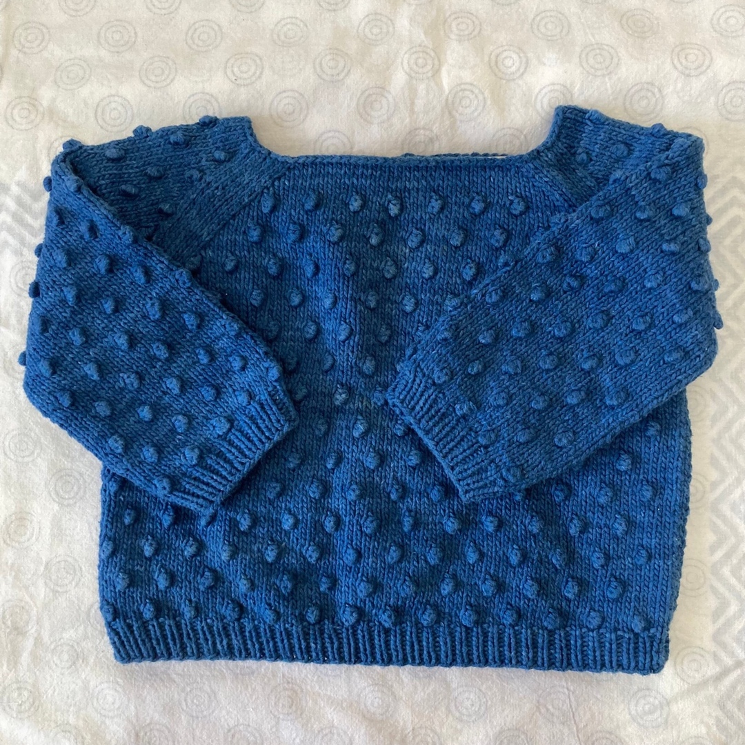 misha&puff popcorn sweater 18-24m 3