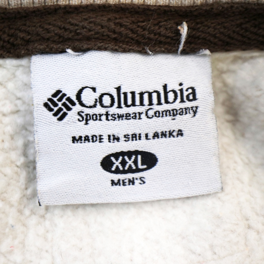 Columbia コロンビア ワンポイントロゴ スウェット アイボリー (メンズ XXL)   O2439