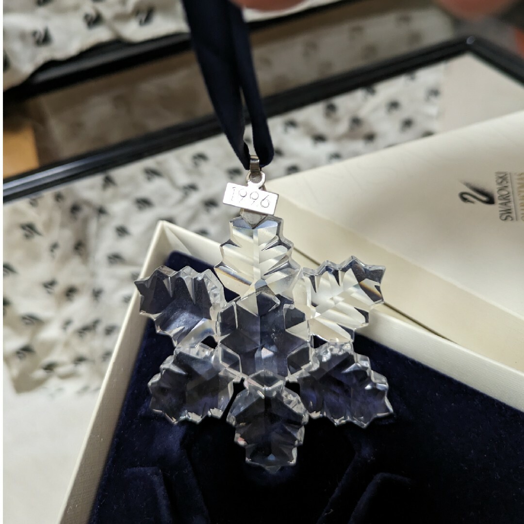 SWAROVSKI(スワロフスキー)のスワロフスキー　1996年　クリスマス　オーナメント　置物　限定作品 インテリア/住まい/日用品のインテリア小物(置物)の商品写真