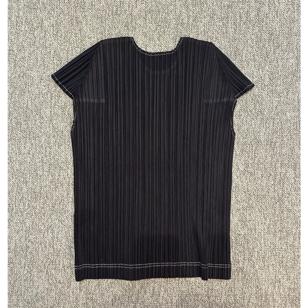 PLEATS PLEASE ISSEY MIYAKE(プリーツプリーズイッセイミヤケ)のPleats please イッセイミヤケ　デニム レディースのトップス(Tシャツ(半袖/袖なし))の商品写真