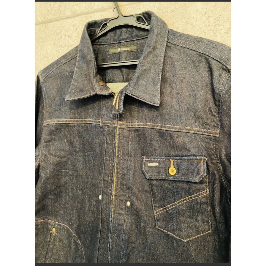 JOHNBULL - JOHNBULL men'sジップアップストレッチデニム JOHNBULL - JOHNBULL men'sジップアップストレッチデニム