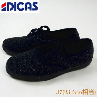 DICAS スニーカー ツイード ブラック系 23.5cm 4805750(スニーカー)