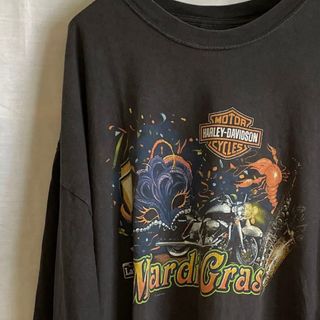 ハーレーダビッドソン(Harley Davidson)のハーレーダビットソン　ロンT  2XL(Tシャツ/カットソー(七分/長袖))