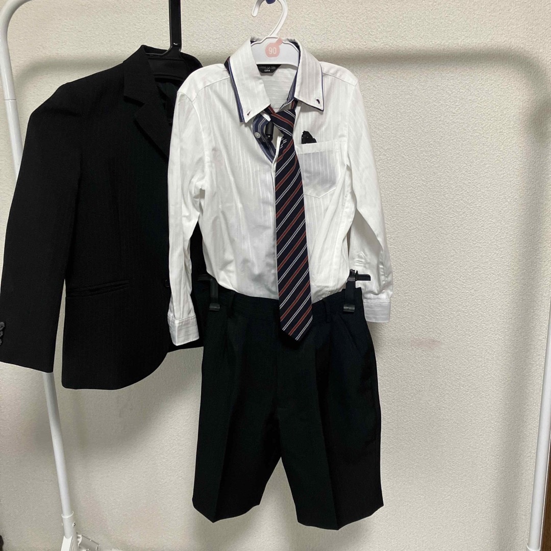 入学式　フォーマルスーツ　小学生　120㎝　男の子 キッズ/ベビー/マタニティのキッズ服男の子用(90cm~)(ドレス/フォーマル)の商品写真