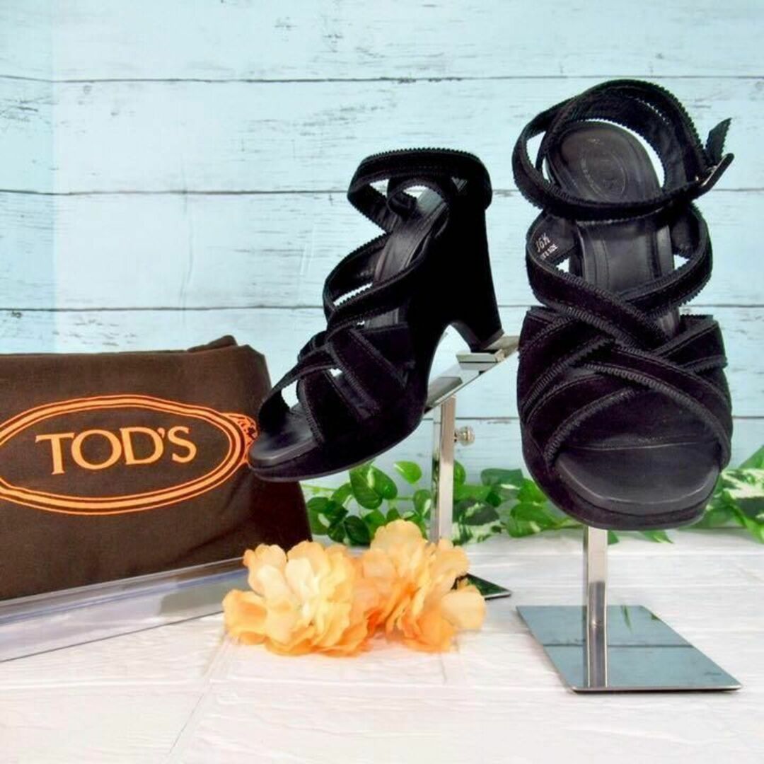 新品/24cm】☆TOD'S トッズ☆プラットフォームサンダル☆イタリア製☆-
