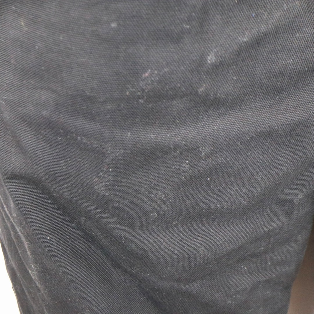 carhartt(カーハート)のCarhartt カーハート ダブルニーオーバーオール 大きいサイズ  ワーク ワンポイント ダック地 ブラック (メンズ 42/30) 中古 古着 O2538 メンズのパンツ(サロペット/オーバーオール)の商品写真