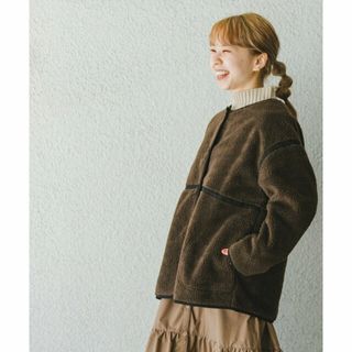 アーバンリサーチアイテムズ(URBAN RESEARCH ITEMS)の【BRN】ボアパイピングジャケット(ブルゾン)