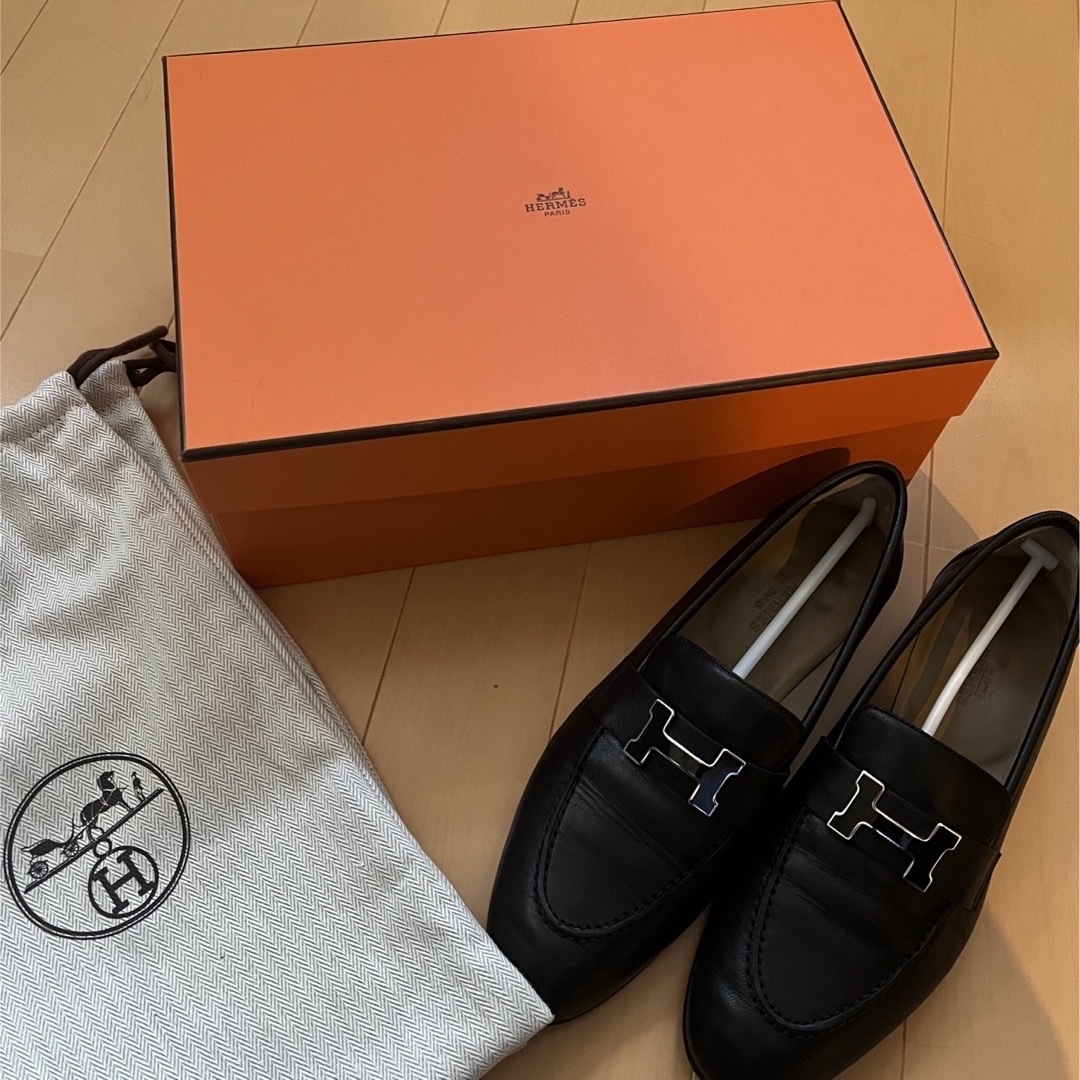 HERMES エルメス　モカシンパリ　レア