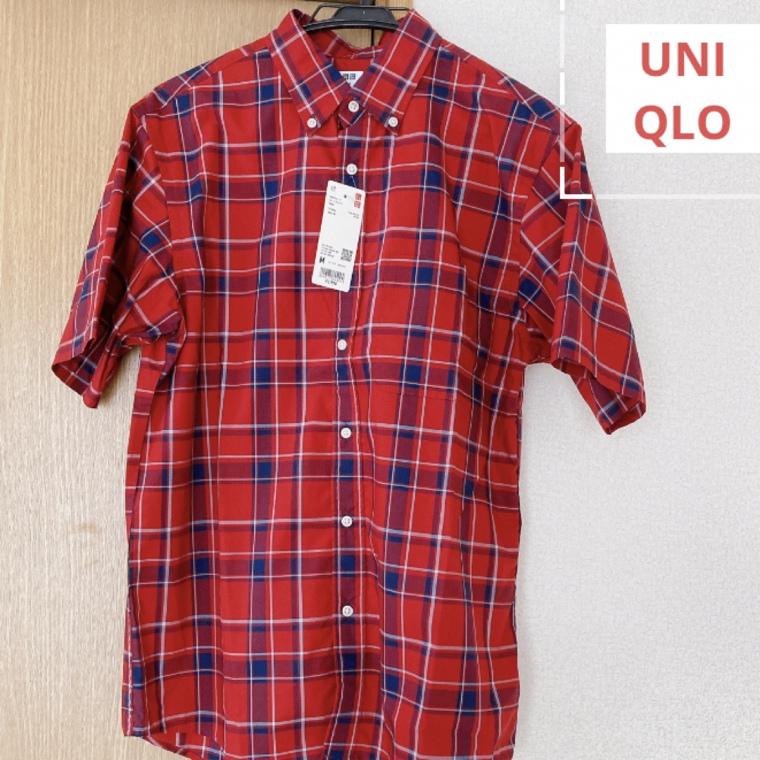 UNIQLO(ユニクロ)のユニクロ　チェックシャツ半袖 メンズのトップス(シャツ)の商品写真