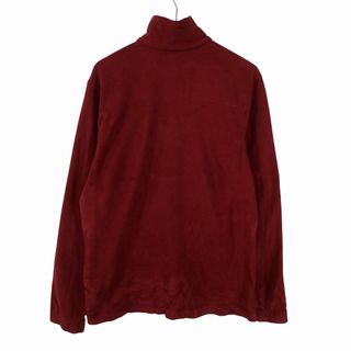 SALE/ patagonia パタゴニア ハーフジップ フリースジャケット アウトドア キャンプ ワンポイントロゴ グレー (メンズ M) O0774
