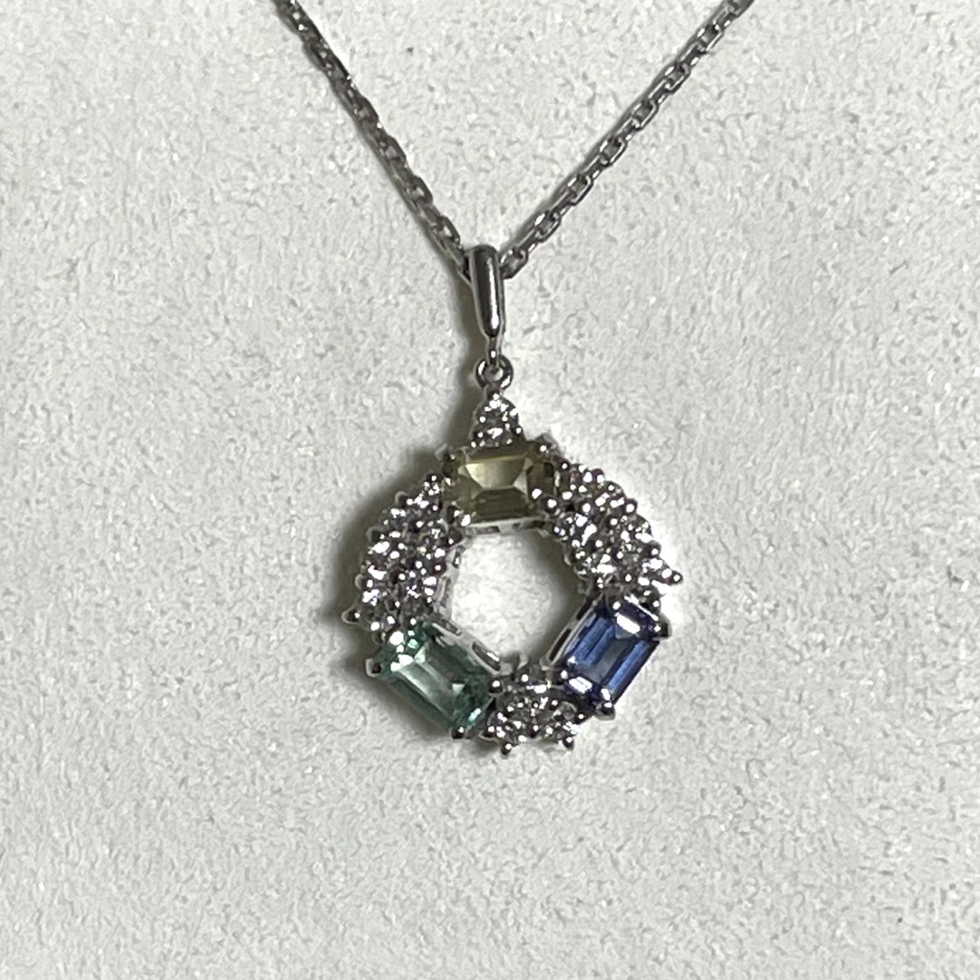 MIKIMOTO(ミキモト)の【超美品】ミキモト ダイヤモンド エメラルド タンザナイトネックレス指輪セット メンズのアクセサリー(リング(指輪))の商品写真