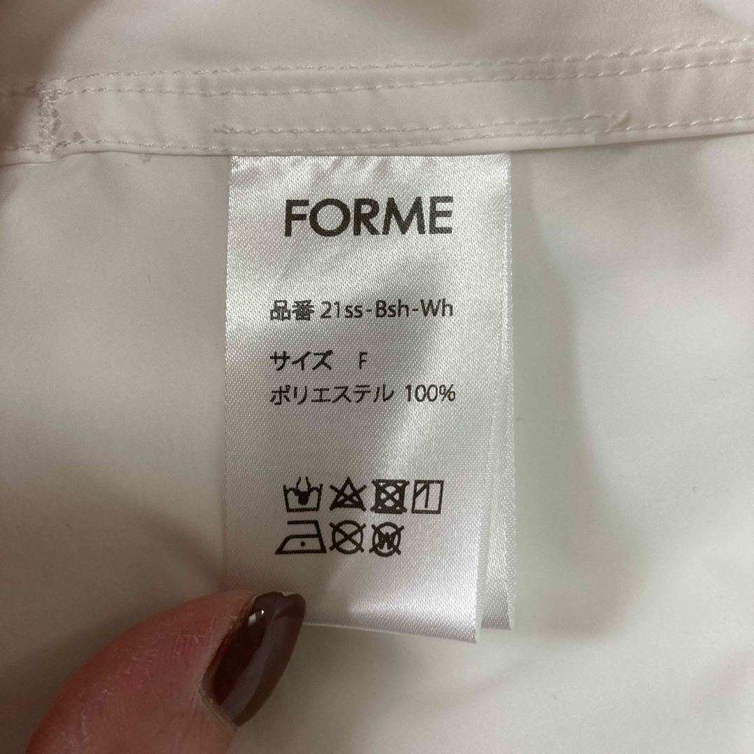 さえり様専用FORME ビッグシャツ レディースのトップス(シャツ/ブラウス(長袖/七分))の商品写真