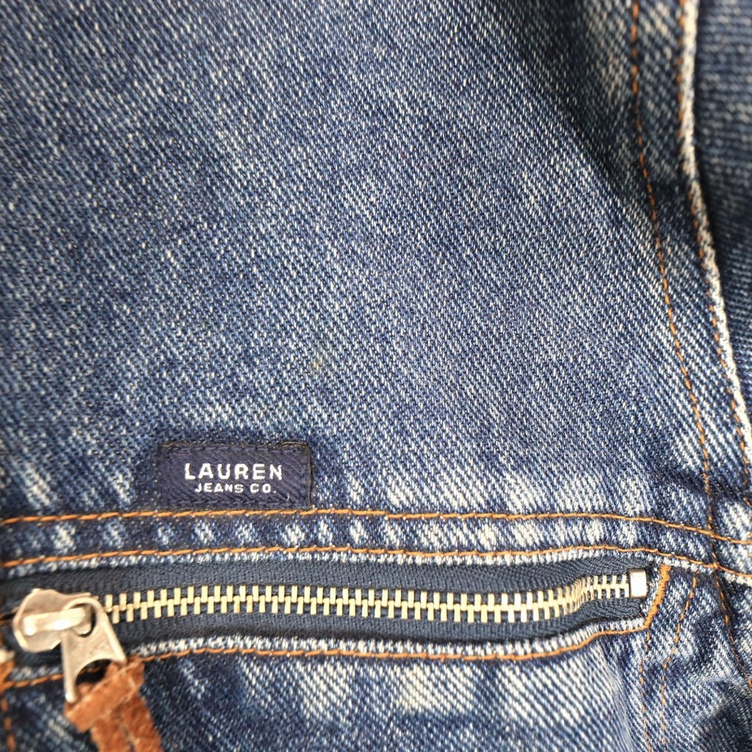 90年代 Lauren Jeans Co ローレンジーンズ デニムジャケット アメカジ ブルー (レディース M)   O2612 4