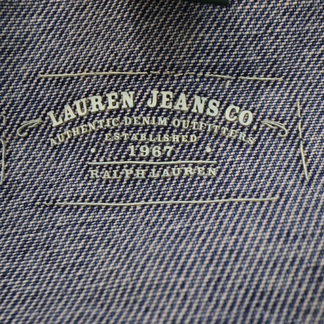 90年代 Lauren Jeans Co ローレンジーンズ デニムジャケット アメカジ ブルー (レディース M)   O2612 8