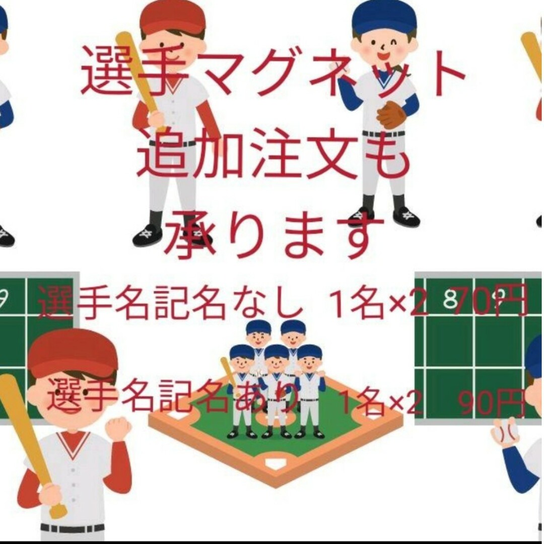 新　スコアラー、アナウンサーの強い味方　バインダータイプ　マグネット付き記名なし スポーツ/アウトドアの野球(応援グッズ)の商品写真