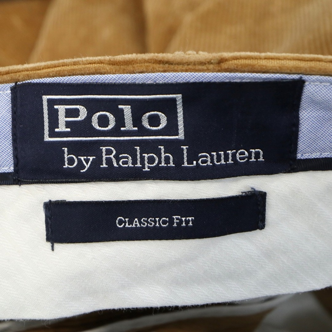 POLO RALPH LAUREN(ポロラルフローレン)のPolo by Ralph Lauren ポロバイラルフローレン コーデュロイ パンツ CLASSIC FIT ブラウン (メンズ 36/30) 中古 古着 O2630 メンズのパンツ(その他)の商品写真