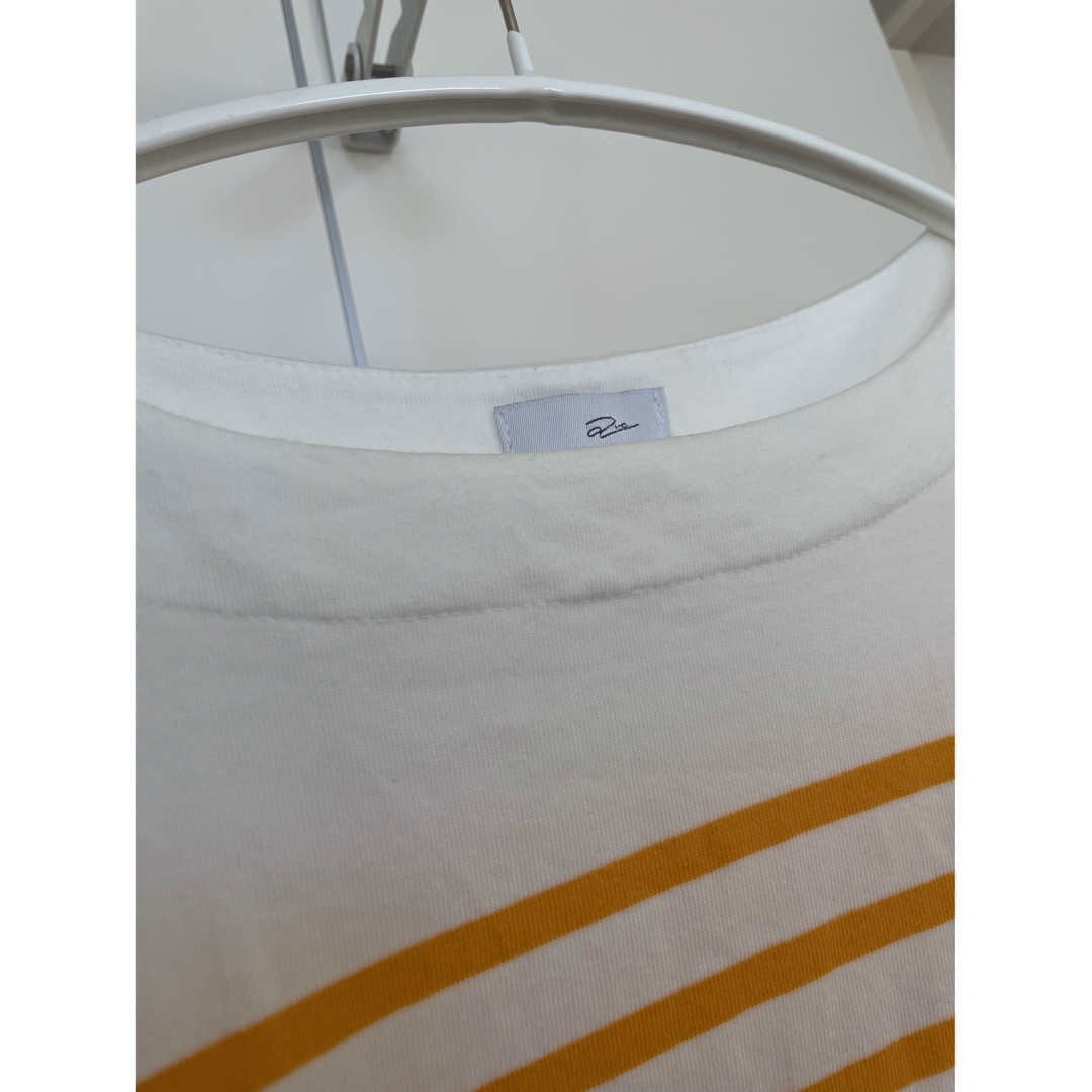 キャナルジーン arc パネルボーダーロングTシャツ
