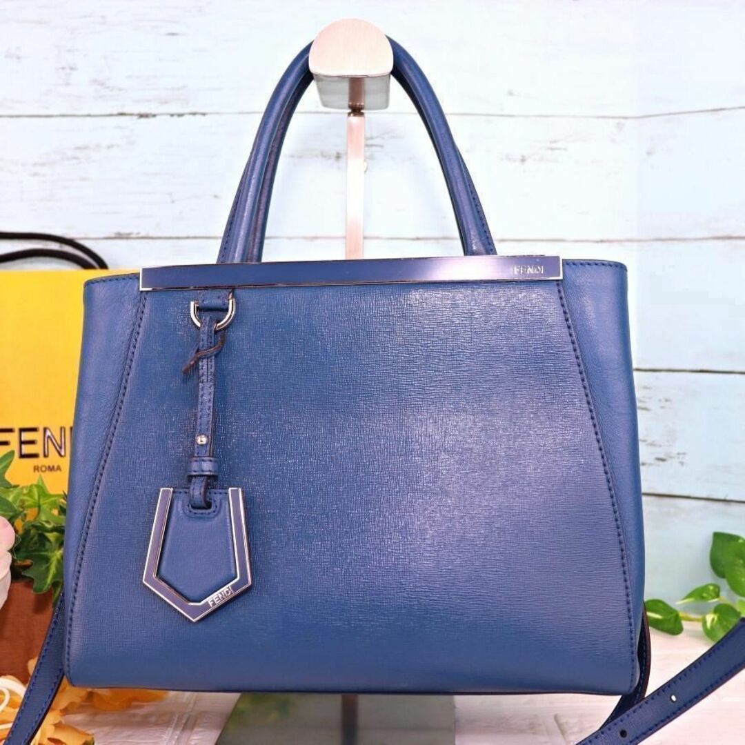 FENDI - フェンディ ハンドバッグ プチトゥージュール ブルー 2Way