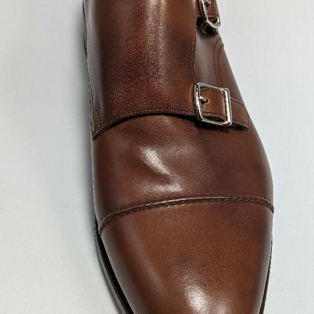 【訳あり】JOHN LOBB ジョンロブ WILLIAM 2 ウィリアム2 レザーソール ダブルモンク PARISIAN BROWN MUSEUM  CALF （LAST 9795）【Fitting E】 ≪UK直輸入・正規品≫ UK8.5( 27.0cm )